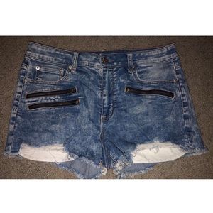 American Eagle High-Rise Jean Shorts